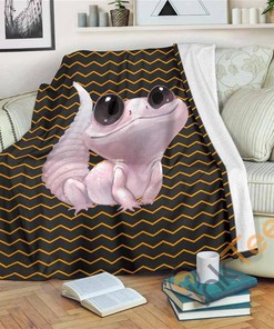 Leopard Gecko Blizzard Sherpa Fleece Blanket Gifts for Family, for Couple