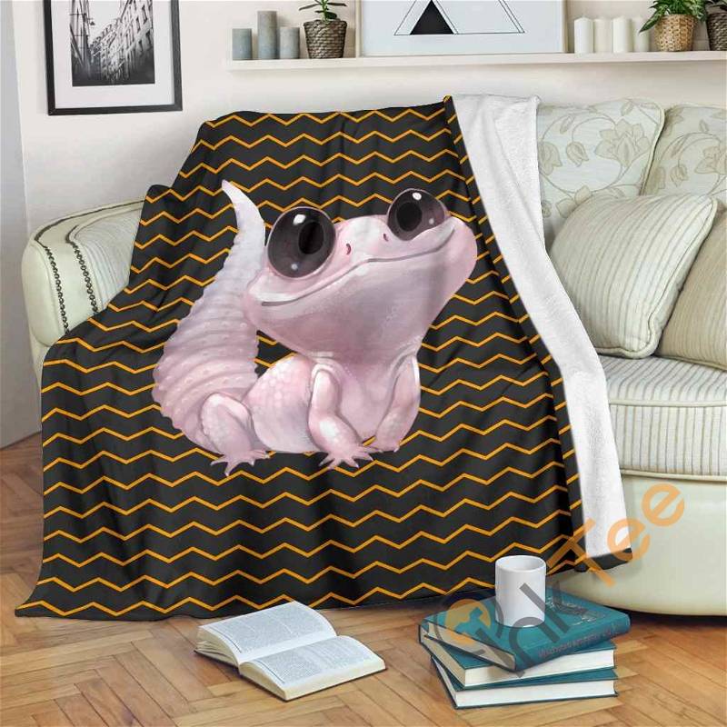 Leopard Gecko Blizzard Sherpa Fleece Blanket Gifts for Family, for Couple