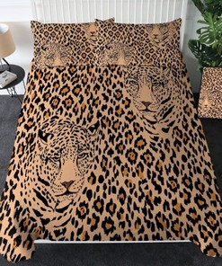Leopard Print Quilt Blanket Bedding Set Cover D Leopard Face Duvet Cover Bedding Set Quilt Blanket Bedding Set