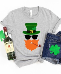 Leprechaunface Shirt, Shamrocks Shirt, Patricks Day Shirt Funny Lucky Shirt, St Patrick's, St Paddys Day, Shamrock, St Patrick's Matching Tee