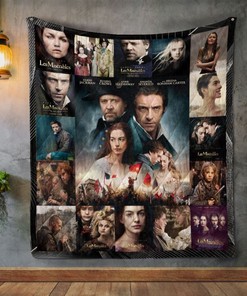Les Misrables Anne Hathaway Collected Quilt Blanket Bedding Set