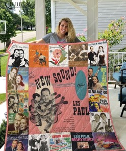 Les Paul Albums For Fans Ver Collection Quilt Blanket Bedding Set