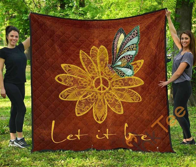 Let It Be Butterfly Quilt Blanket Bedding Set