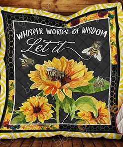 Let It Bee Quilt Blanket Bedding Set