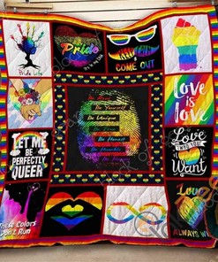 Let Me Be Perfectly Queer Lgbt Quilt Blanket Bedding Set