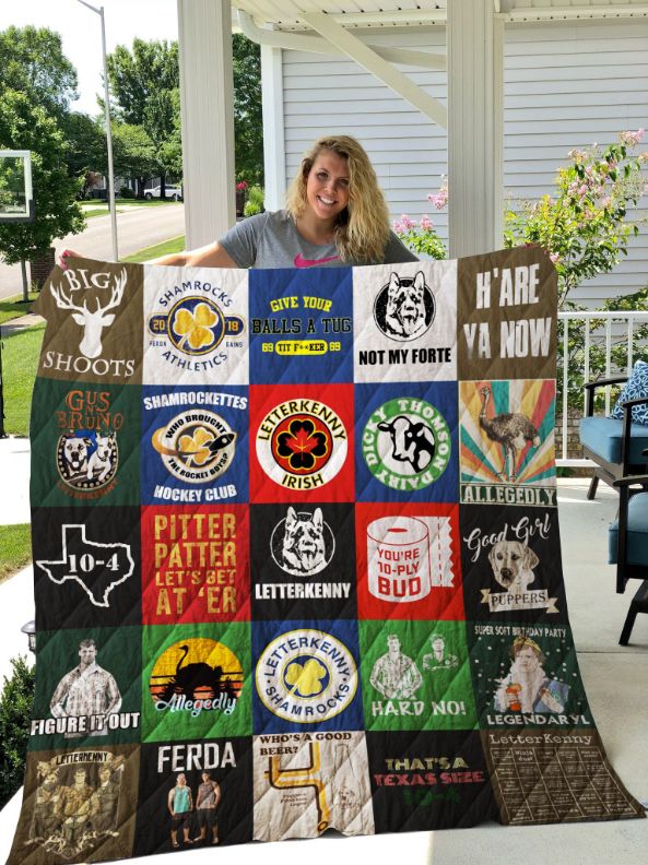 Letterkenny Figure It Out For Fans Quilt Blanket Bedding Set