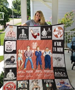 Letterkenny Figure It Out Signature Quilt Blanket Bedding Set