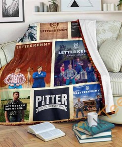 Letterkenny Funny Fleece Fan Gift Sherpa Fleece Blanket Gifts for Family, for Couple