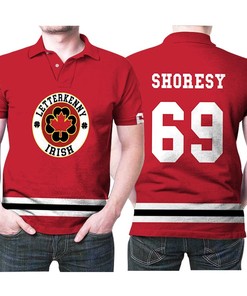 Letterkenny Irish Shoresy 69 Nhl Ice Hockey Team Logo 2020 Red Jersey 3d Designed Allover Gift For Letterkenny Fans Polo Shirt