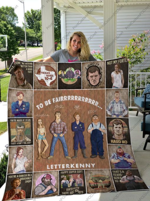 Letterkenny Quilt Blanket Bedding Set for Home Décor