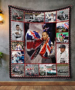 Lewis Hamilton F1 Quilt Blanket Bedding Set for Home Décor