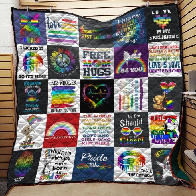 Lgbt I Licked It So It's Mine Quilt Blanket