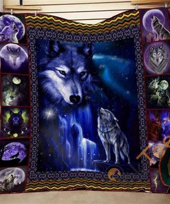 Lhd Wolf Quilt Blanket Bedding Set