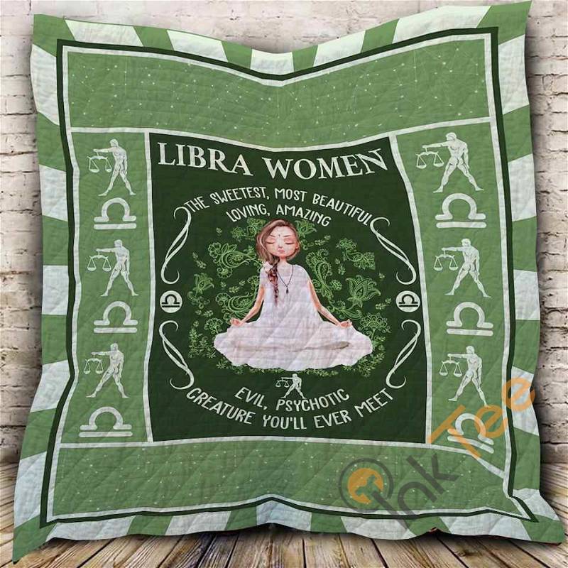 Libra Horoscope Quilt Blanket Bedding Set