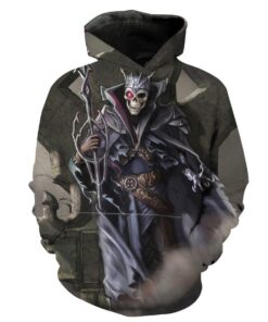 Lich Undead Fantasy Ands Hoodie 3D