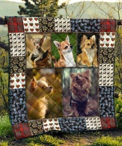 Life Chihuahua Quilt Blanket Bedding Set for Home Décor