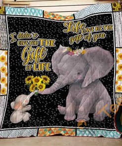 Life Gave Me The Gift Of You Quilt Blanket Bedding Set