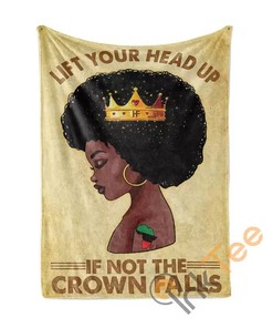 Lift Your Head Up Sherpa Fleece Blanket Gifts for Family, for Couple
