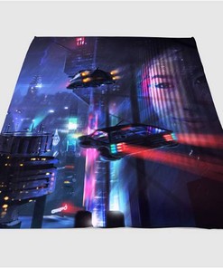 Light Of Blade Runner 2049 Sherpa Fleece Blanket Gifts for Family, for Couple