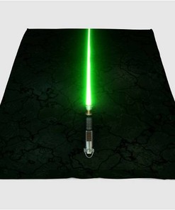 Light Saber Star Wars Sherpa Fleece Blanket Gifts for Family, for Couple