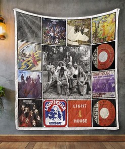 Lighthouse Album Covers Quilt Blanket Bedding Set