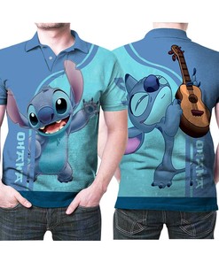 Lilo And Stitch Film Ohana Hawaii 3d Printed Gift For Stitch Fan Polo Shirt All Over Print Shirt 3d T-shirt