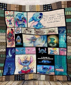 Lilo And Stitch Quilt Blanket Bedding Set for Home Décor