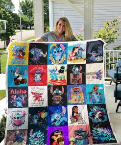 Lilo and Stitch Quilt Blanket Bedding Set Gifts for Fans