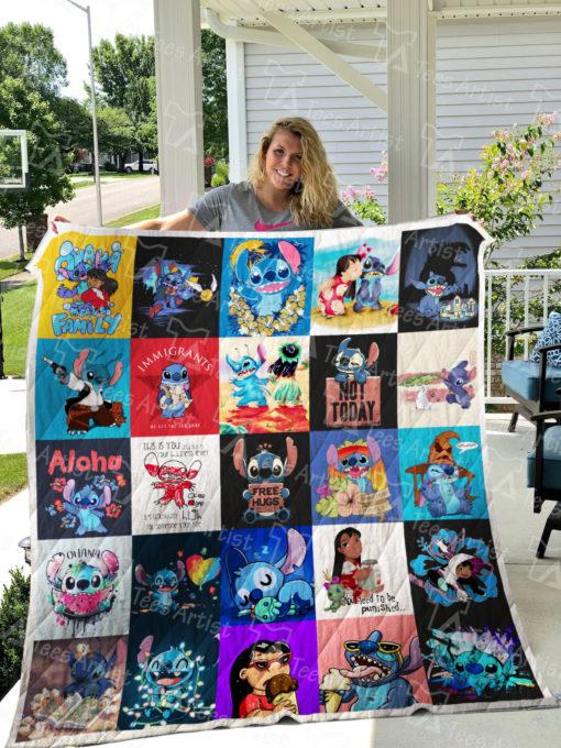 Lilo and Stitch Quilt Blanket Bedding Set Gifts for Fans