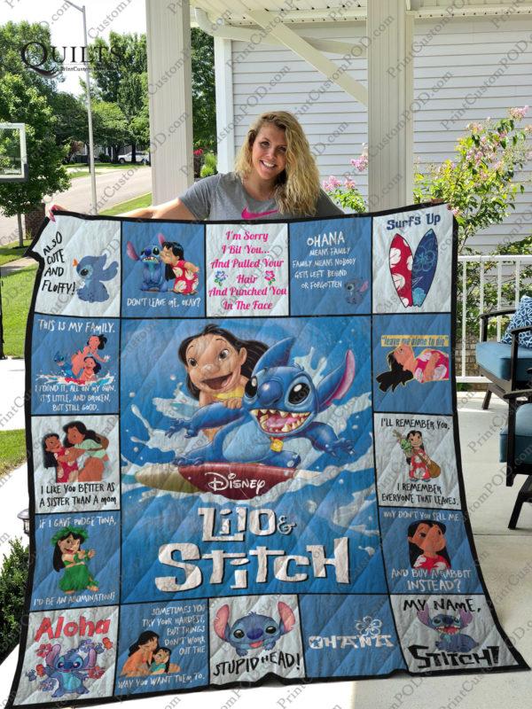 Lilo andamp Stitch Blanket For Fans for Home Décor