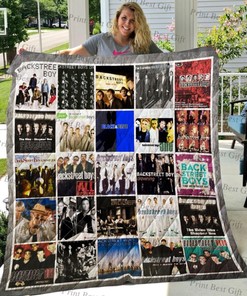 Limited Edition Backstreet Boys Quilt Blanket Bedding Set