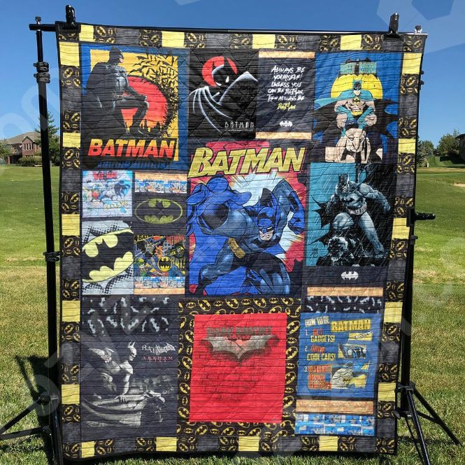 Limited Edition Batman Quilt Blanket Bedding Set