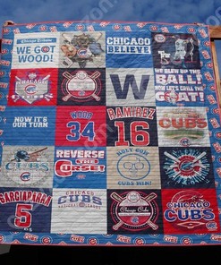 Limited Edition Chicago Cubs Quilt Blanket Bedding Set