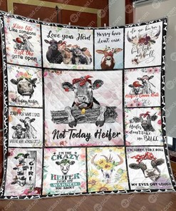 Limited Edition Cow Quilt Blanket Bedding Set for Home Décor