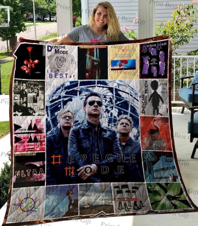 Limited Edition Depeche Mode Quilt Blanket Bedding Set