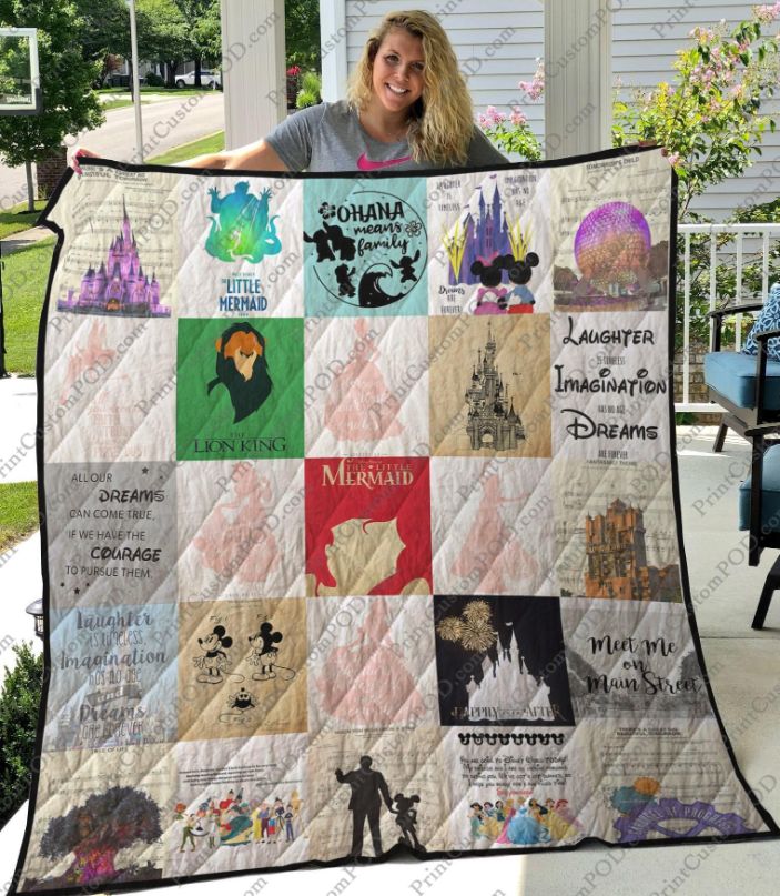 Limited Edition Disney Quilt Blanket Bedding Set