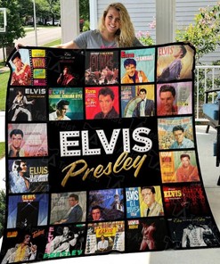 Limited Edition Elvis Presley Quilt Blanket Bedding Set