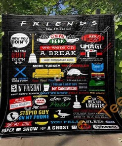 Limited Edition Friends Quilt Blanket Bedding Set