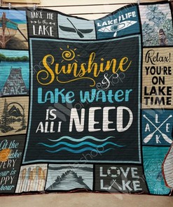 Limited Edition Lake Lake Quilt Blanket Bedding Set