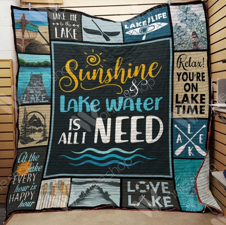 Limited Edition Lake Lake Quilt Blanket Bedding Set