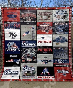 Limited Edition New England Patriots Quilt Blanket Bedding Set
