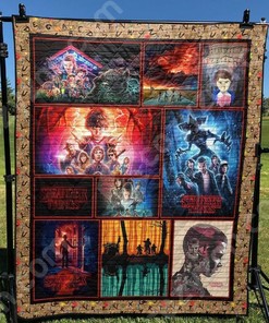 Limited Edition Strt Stranger Things Quilt Blanket Bedding Set