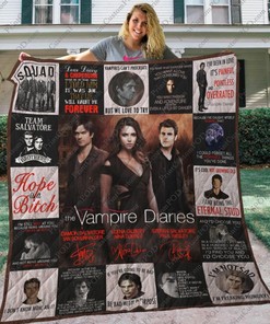 Limited Edition Vampires Diaries Quilt Blanket Bedding Set