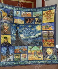 Limited Edition Vcvg Vincent Van Gogh Quilt Blanket Bedding Set