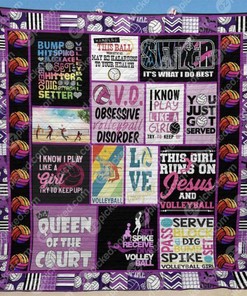 Limited Edition Volleyball M180718 Quilt Blanket DUP