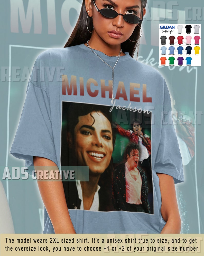 Limited Michael Jackson Shirt Vintage 90S Grapic Tee Unisex Singer Tshirt Bootleg Horror Sweatshirt Ads13 - Image 3