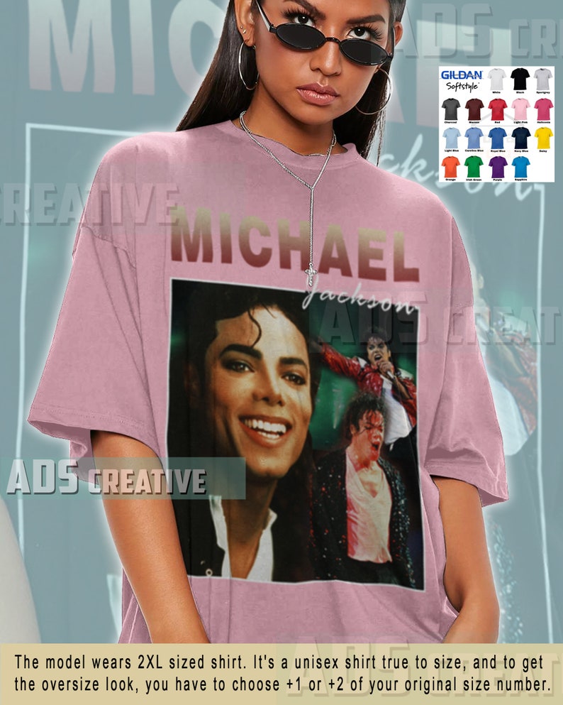 Limited Michael Jackson Shirt Vintage 90S Grapic Tee Unisex Singer Tshirt Bootleg Horror Sweatshirt Ads13 - Image 4