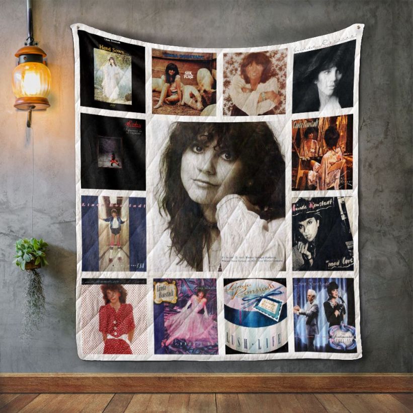 Linda Ronstadt Album Covers Quilt Blanket Bedding Set