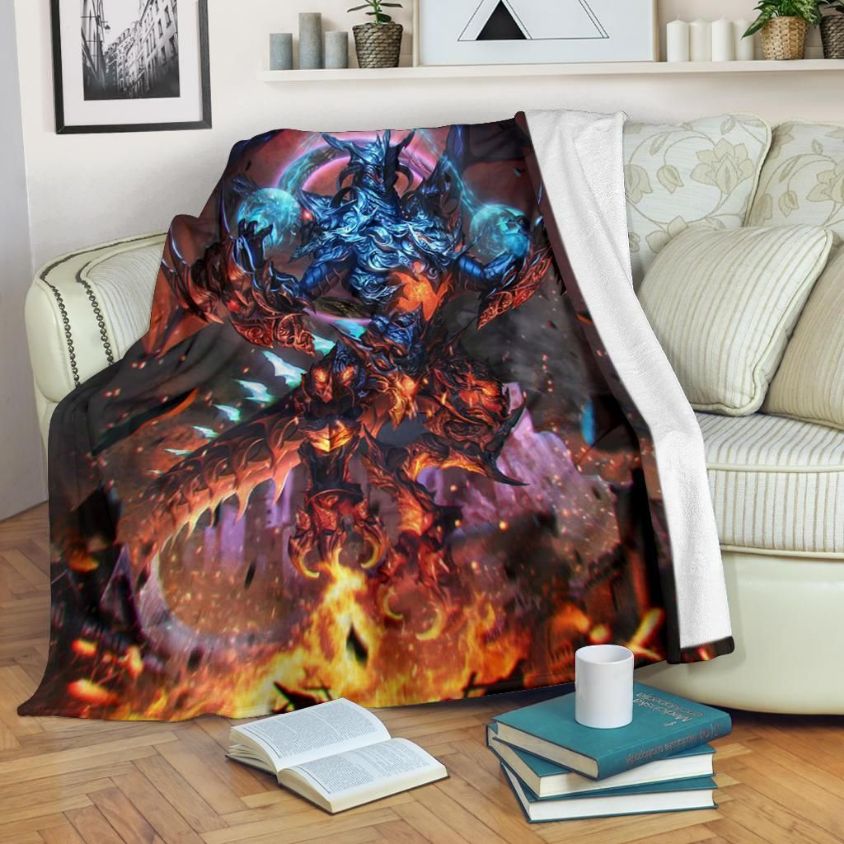 Lindworm Legendary Dragon Fleece Blanket Gift For Fan, Quilt Blanket Bedding Set Gift