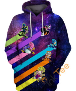 Lines Colors Of Dragon Ball Hoodie 3D